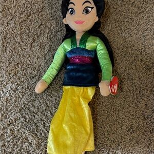 Ty Yellow and Green Stuffed Animal Plush